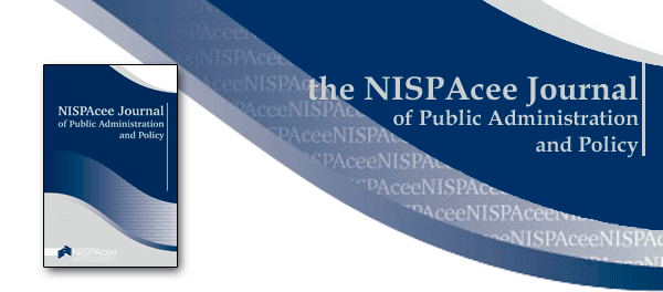NISPAcee Journal of Public Administration and Policy